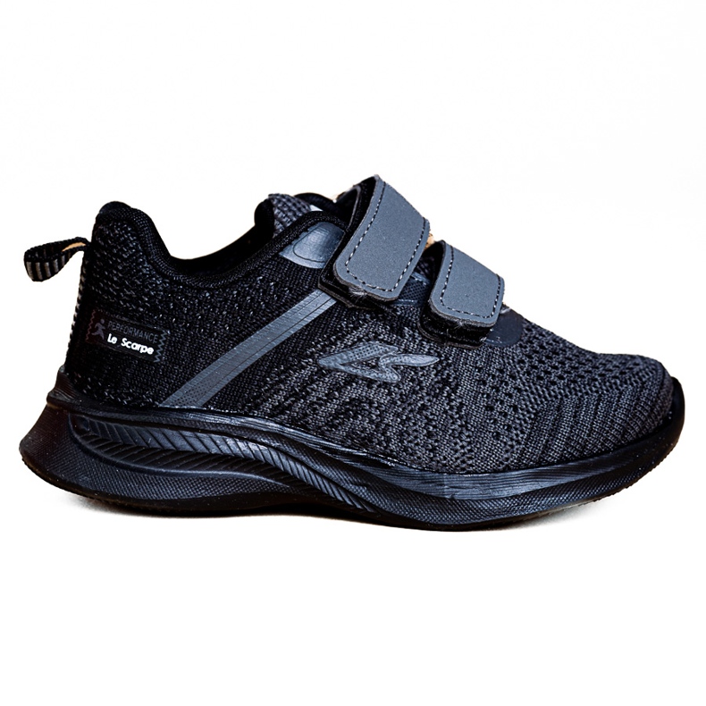 Shelovet poikien tennarit harmaata kangasta musta