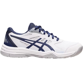 Asics Upcourt 5 W 1072A088 100 lentopallokengät valkoinen tummansininen