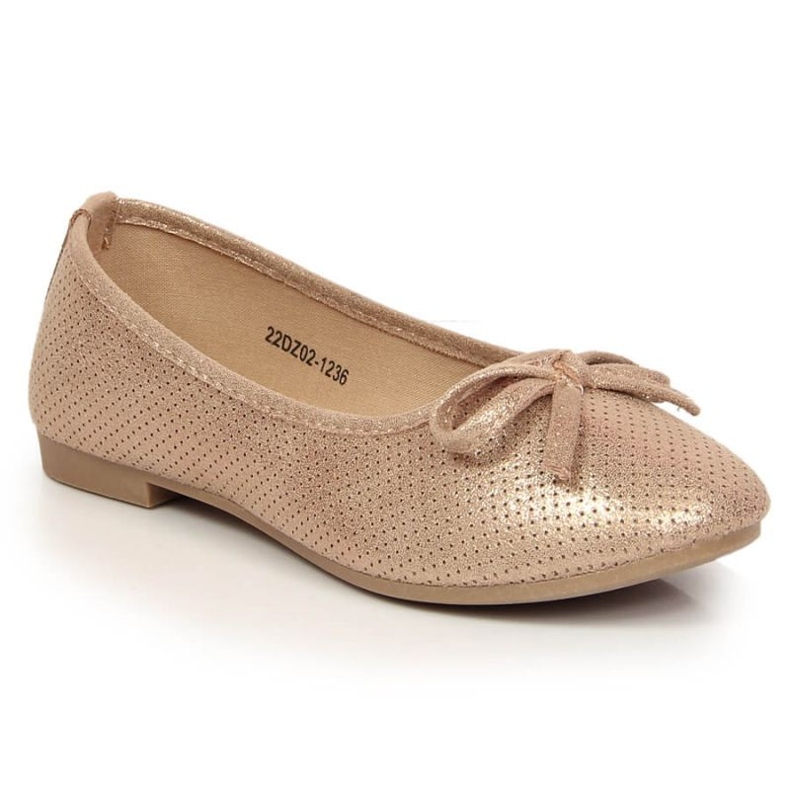 Ballerinat rusetilla eVento Jr EVE359A pinkki vaaleanpunainen