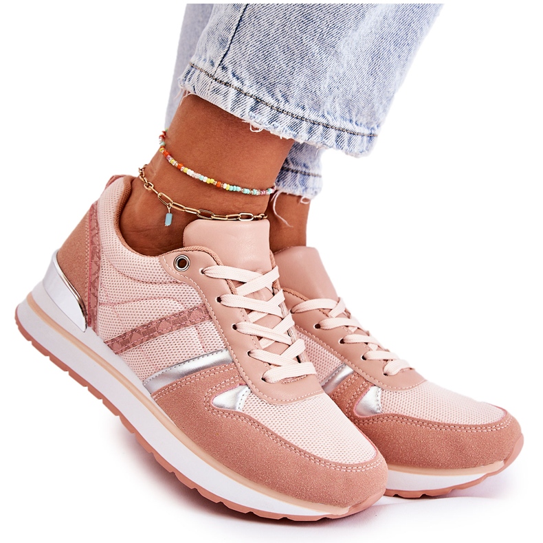 PG1 Klassiset naisten urheilukengät Pink Elenes vaaleanpunainen