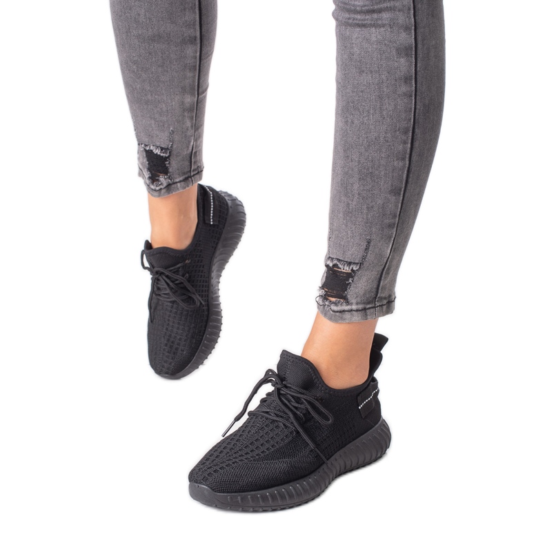 Naisten Shelovetin mustat tennarit