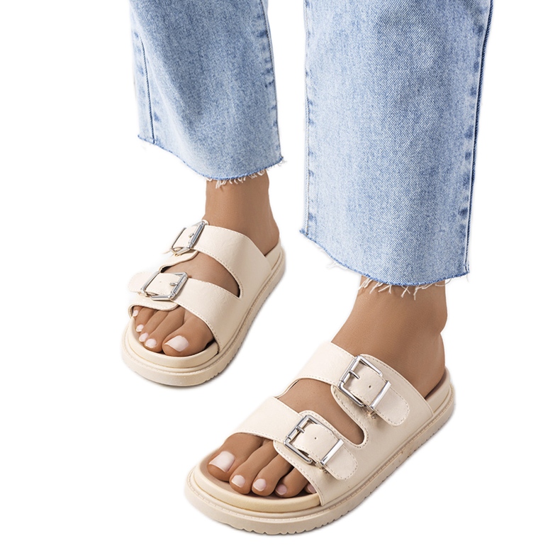 Grayson naisten beige-tossut