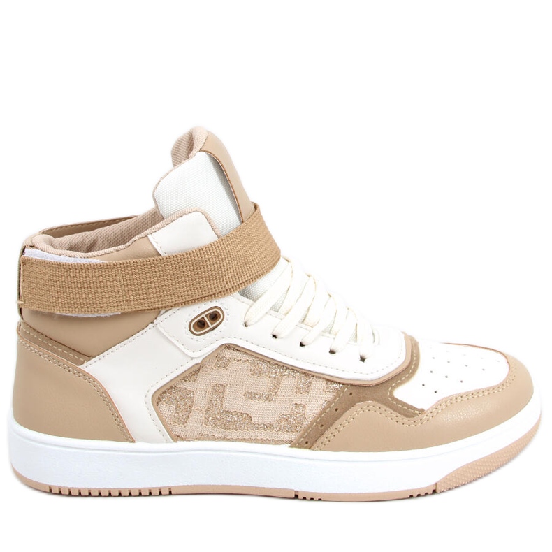 Carlota Khaki korkeat lenkkarit beige