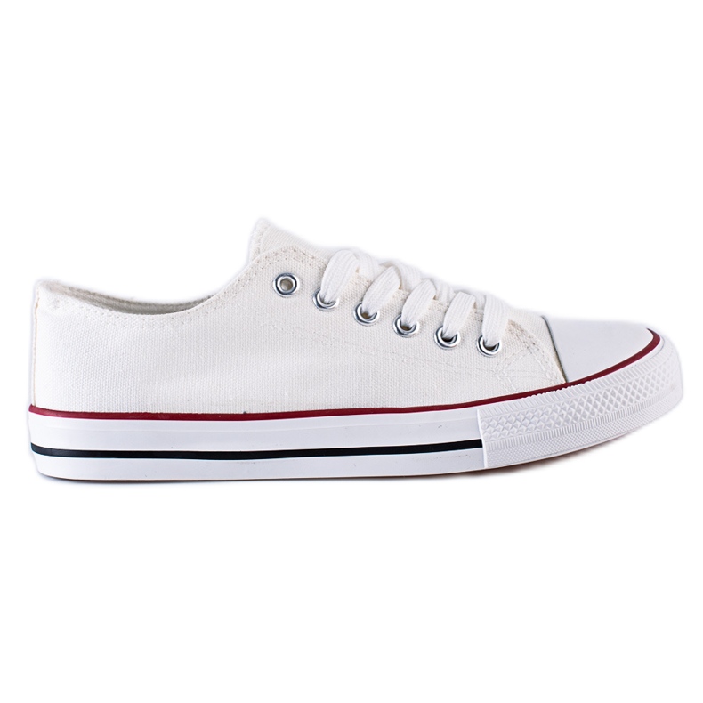 Klassiset nuorten Shelovet valkoiset tennarit valkoinen