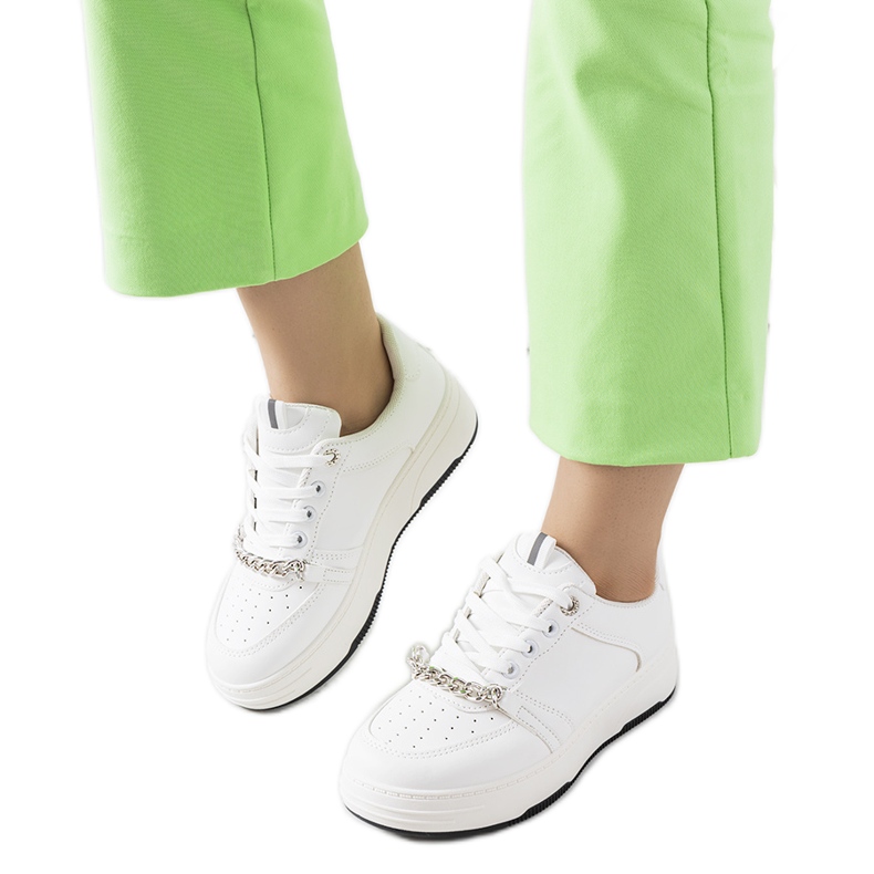 Valkoiset Kelliher-ketjulenkkarit valkoinen