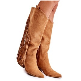 WJ2 Naisten mokkanahkasaappaat hapsuilla Camel Simplo ruskea WJ2 Naisten mokkanahkasaappaat hapsuilla Camel Simplo ruskea