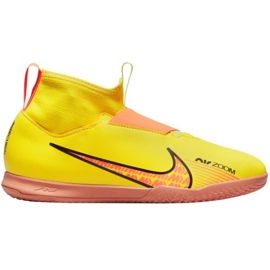Nike Zoom Mercurial Superfly 9 Academy Ic Jr DJ5615 780 jalkapallokenkä keltainen keltaiset