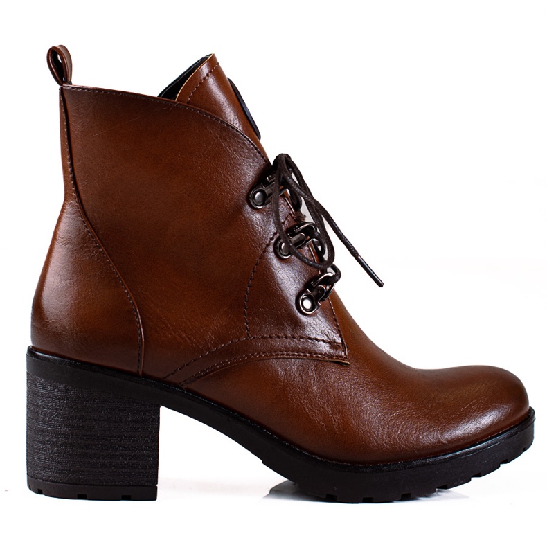 W. Potocki Naisten Potocki-työläiset ruskeat korkokengät