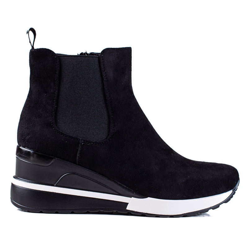 Vinceza naisten urheilusaappaat mustalla kiilalla