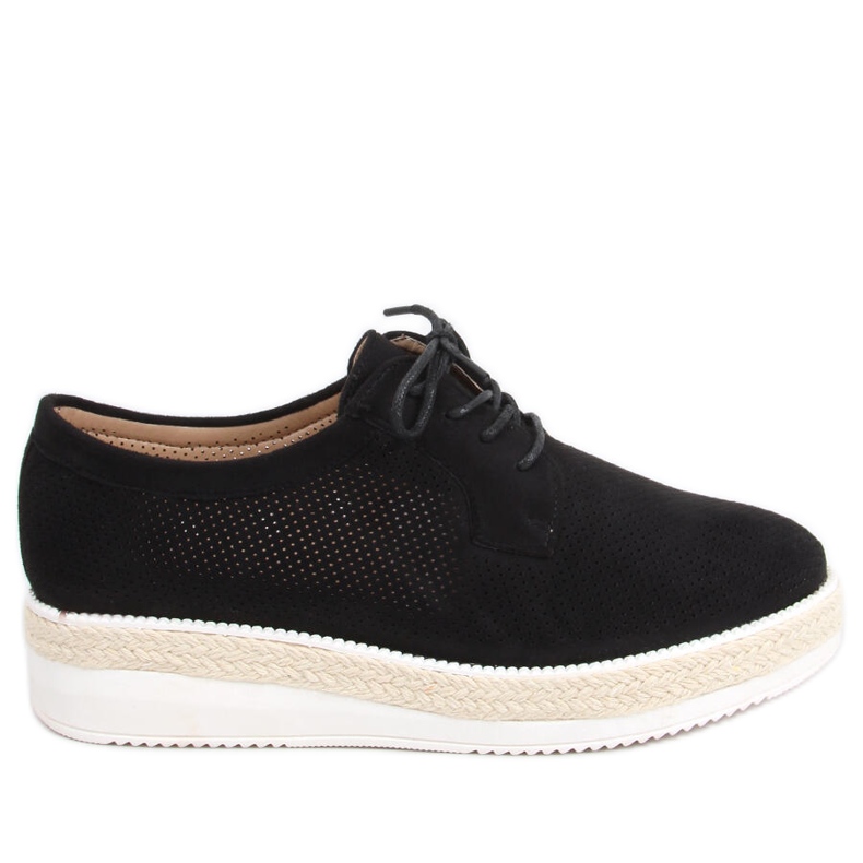Guermo Black espadrilles nauhoitettu loafers musta
