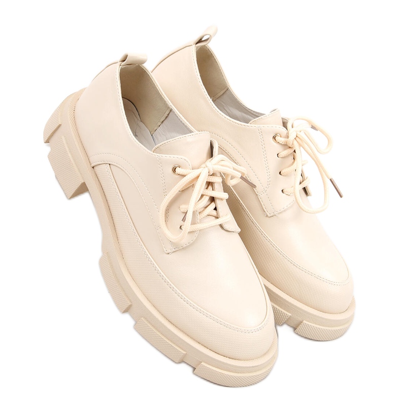 Loaferit korkealla Unna Beigellä pohjalla