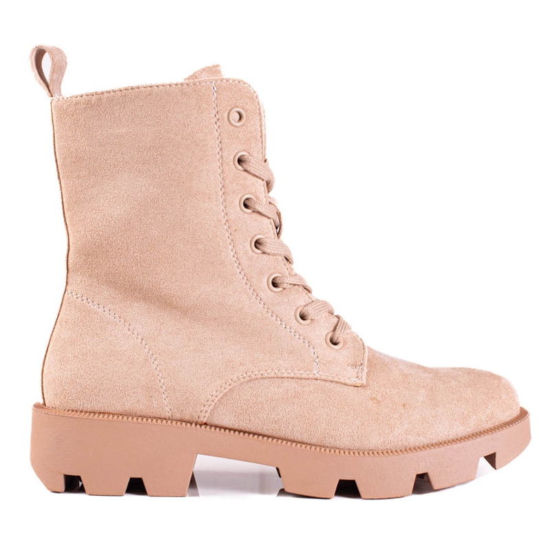 Shelovet naisten mokkanahkanauhakassit, beige