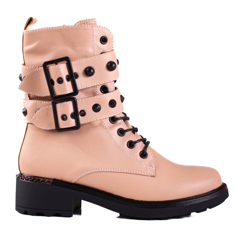 Beige Shelovet naisten laukut mustilla asusteilla musta