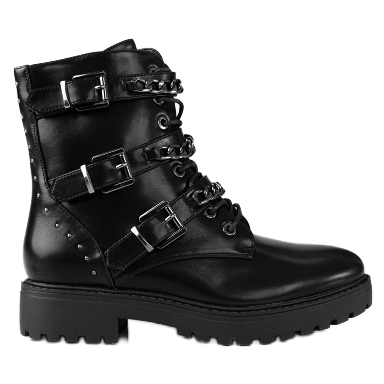 Mustat Shelovet naisten laukut ketjuilla