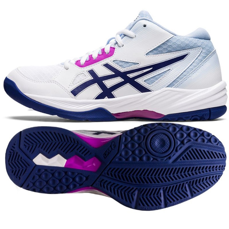 Asics Gel-Task Mt 3 W 1072A081 101 lentopallokengät valkoinen valkoinen