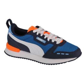 Puma R78 Ps Jr 373616-25 valkoinen tummansininen sininen oranssi