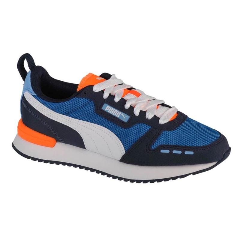 Puma R78 Ps Jr 373616-25 valkoinen laivastonsininen sininen oranssi