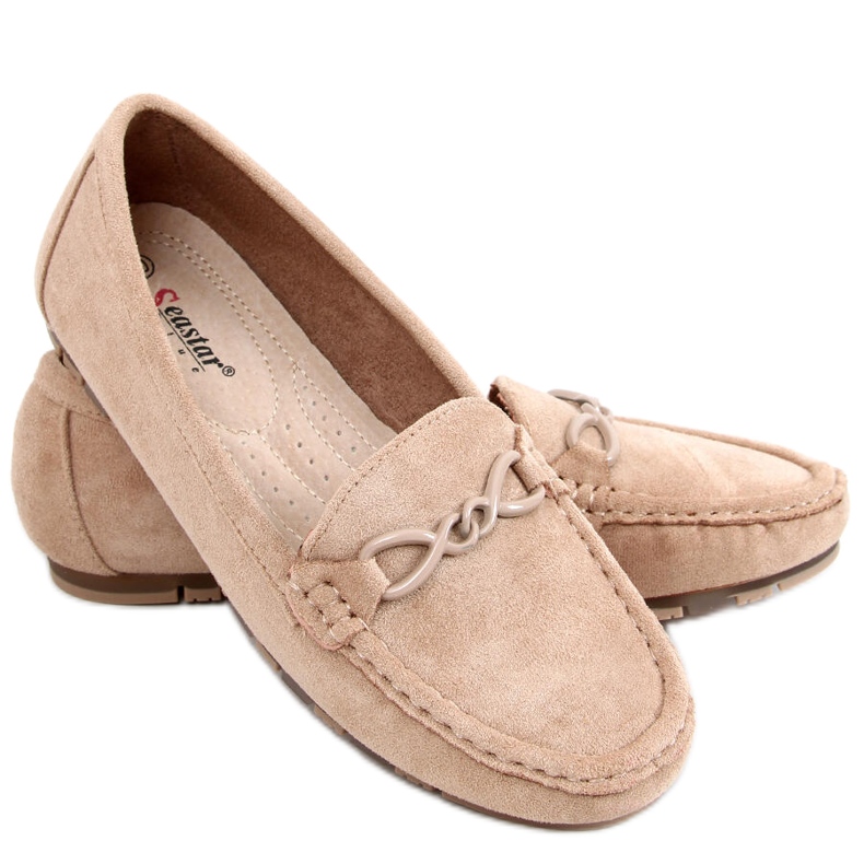Naisten Saga Khaki -loaferit beige