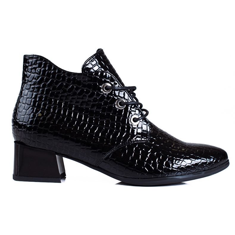 Naisten mustat Vinceza-saappaat nauhoitteilla