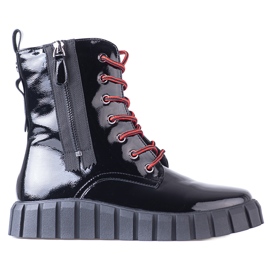 W. Potocki Mustat pitkät työntekijät Potockin alustalla