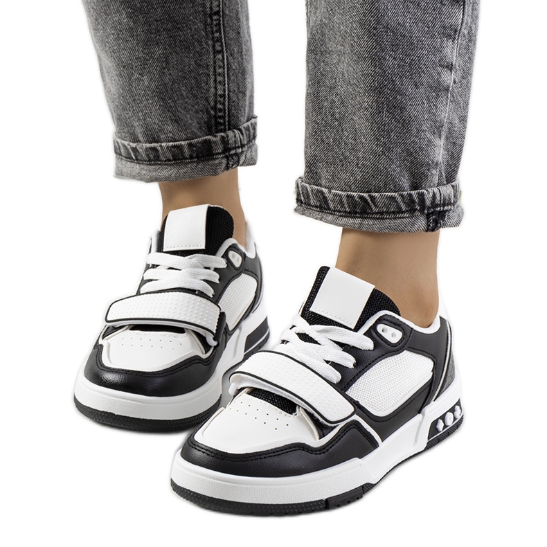 Mustat naisten Kadie-lenkkarit valkoinen