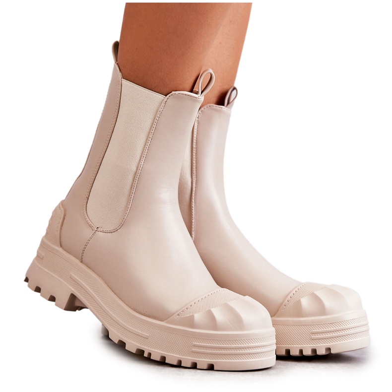 PG1 Klassiset High Workers Beiget Bassti-saappaat