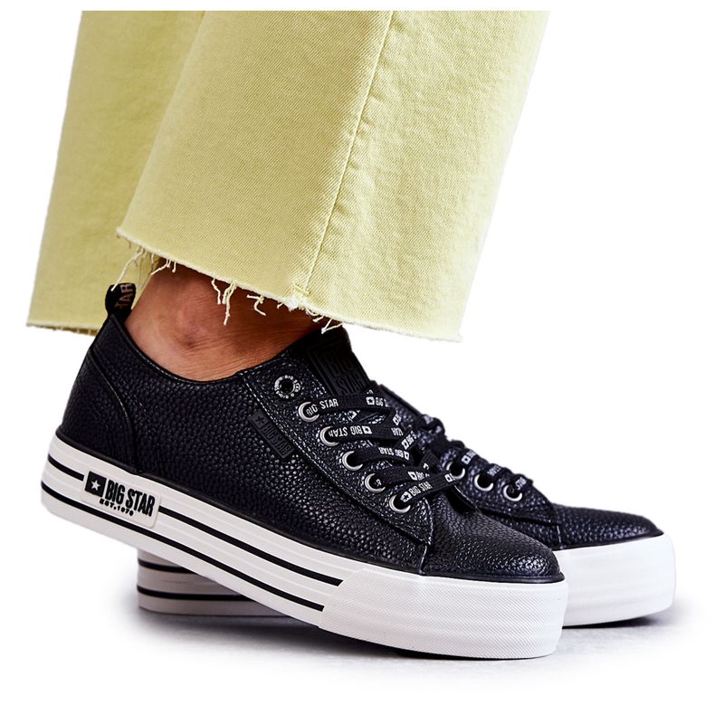 Naisten matalat tennarit Big Star KK274015 musta