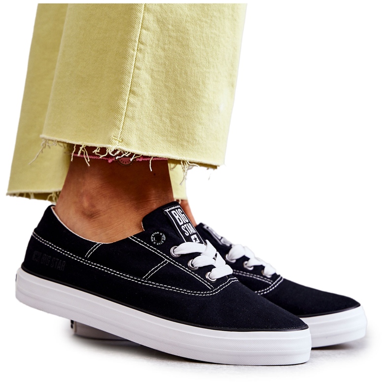 Naisten kangaslenkkarit Big Star KK274019 Musta