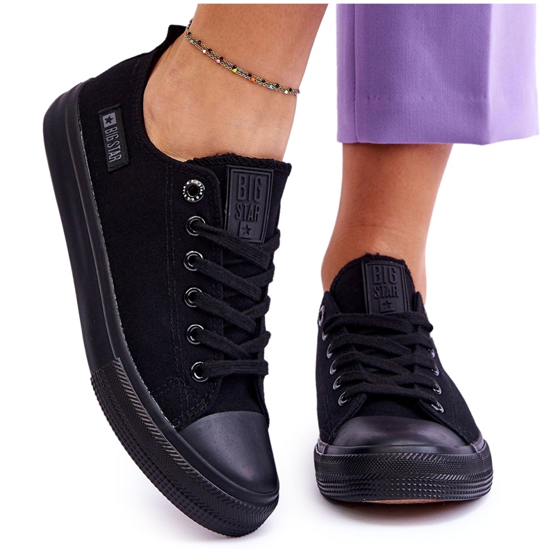 Naisten matalat lenkkarit Big Star KK274009 musta