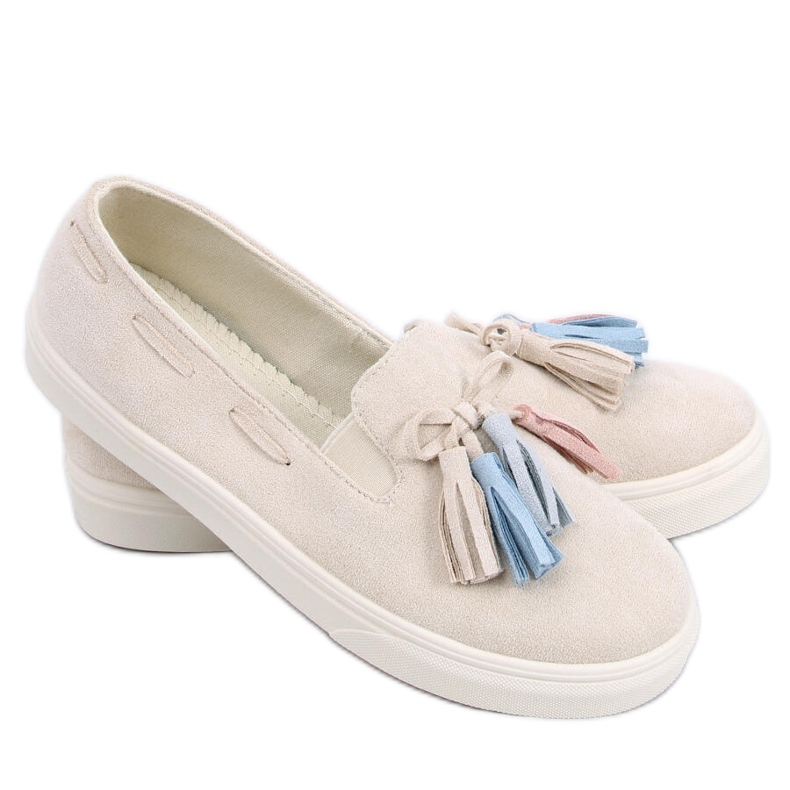 PA1 Syksyiset lenkkarit hapsuilla Salma Beige