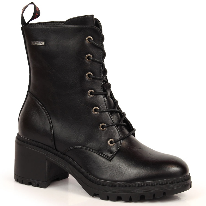 Mustat Vinceza-nauhasaappaat