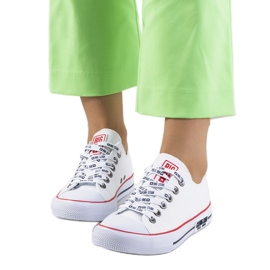 Klassiset valkoiset lenkkarit Big Star KK274101 valkoinen