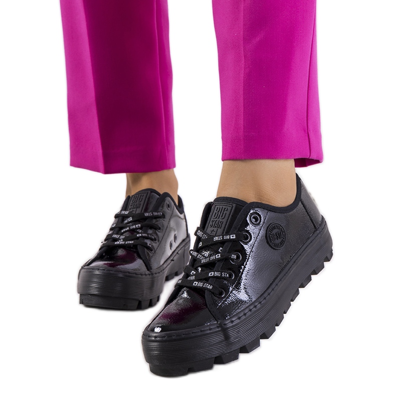 Mustat lakatut tennarit Big Star KK274044