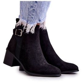 PS1 Mokkamustat Saappaat Post Black Vannesissa