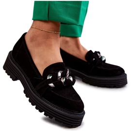 Naisten mokkanahkakengät Laura Messi 2523 musta