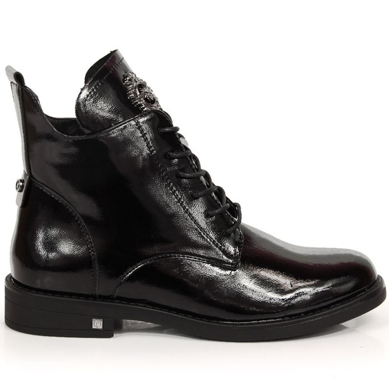 Eristetyt lakatut saappaat Potocki W WOL92C musta