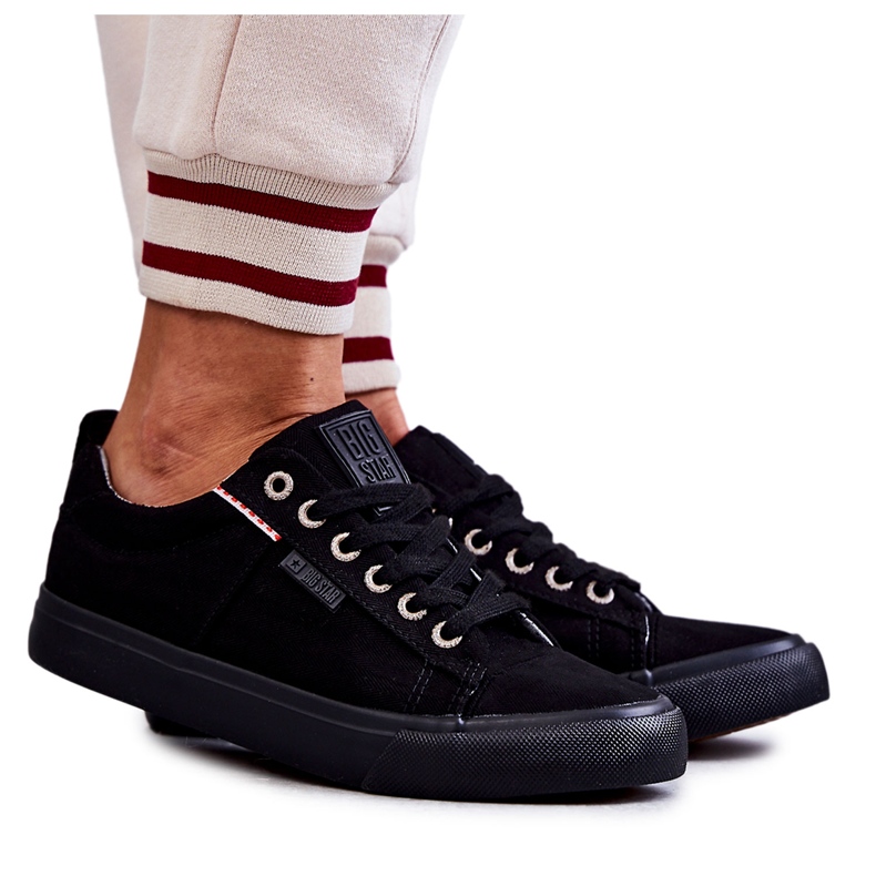 Naisten matalat lenkkarit Big Star KK274004 musta