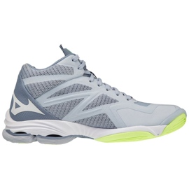 Lentopallokengät Mizuno Wave Lightning Z7 Mid W V1GC225002 harmaa harmaan sävyjä