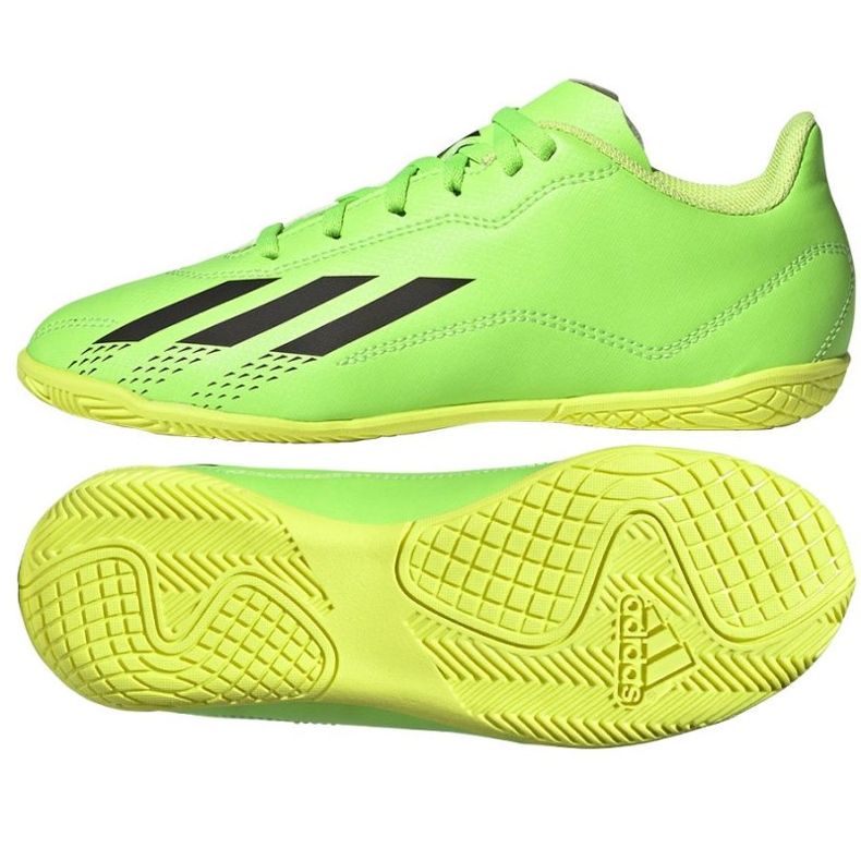Adidas X Speedportal.4 In Jr GW8505 jalkapallokengät vihreä vihreä
