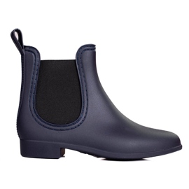 Shelovet matta tummansiniset naisten kalossit tummansininen