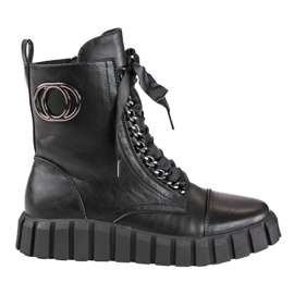 W. Potocki Potocki-nauhalla sidottu naisten työntekijät musta