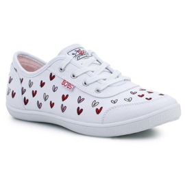 Skechers Bobs B Cute Love Brigade kengät 113951-WRPK valkoinen
