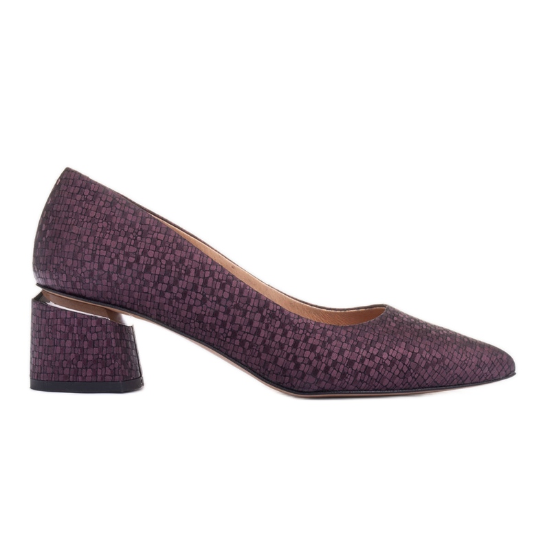 Marco Shoes Mokkanahkaiset pumput violetti