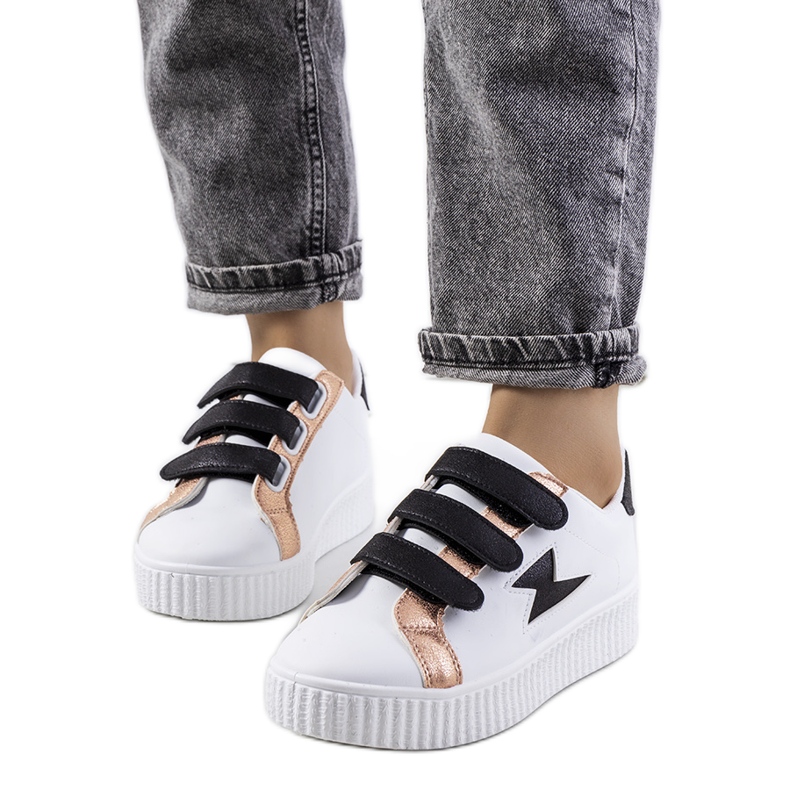 Valkoiset Pitmerden lenkkarit valkoinen musta