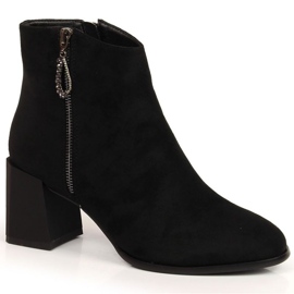 S.Barski Mustat S. Barski W OLI181 mokkanahkasaappaat