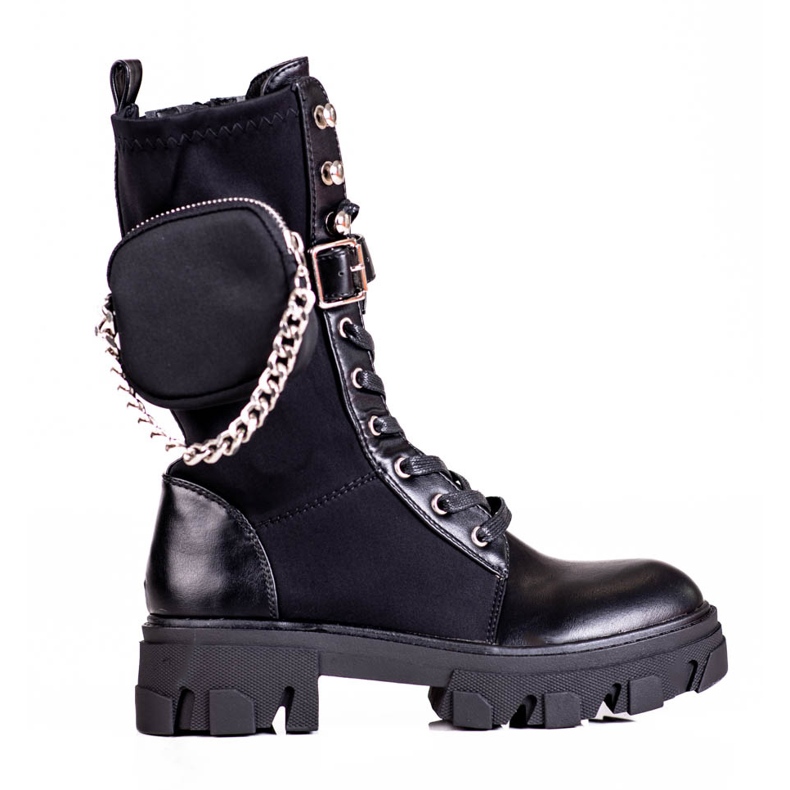 Naisten mustat laukut Shelovet-laukulla