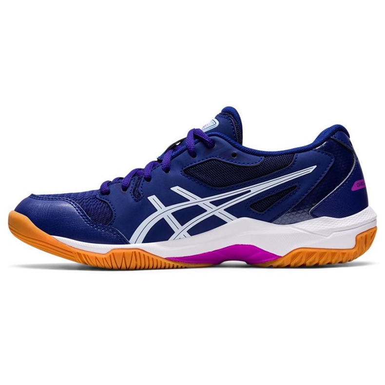Asics Gel-Rocket 10 W 1072A056 405 lentopallokengät laivastonsininen blues ja laivastonsininen