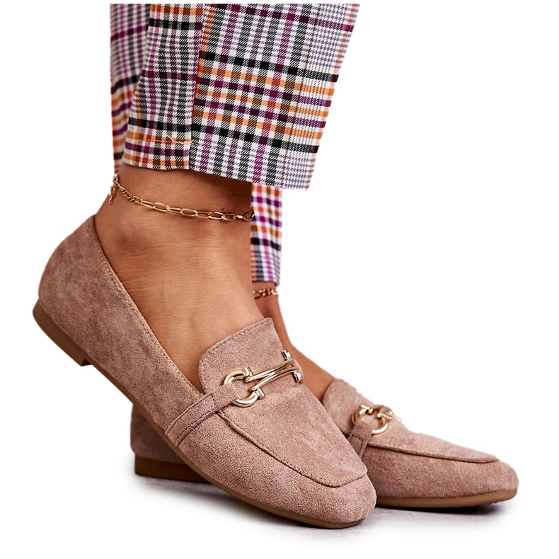 FB2 Tummanbeige mokkanahka Classic Loafers Roddie