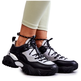 Naisten urheilukengät Memory Foam System Big Star KK274053 musta-harmaa