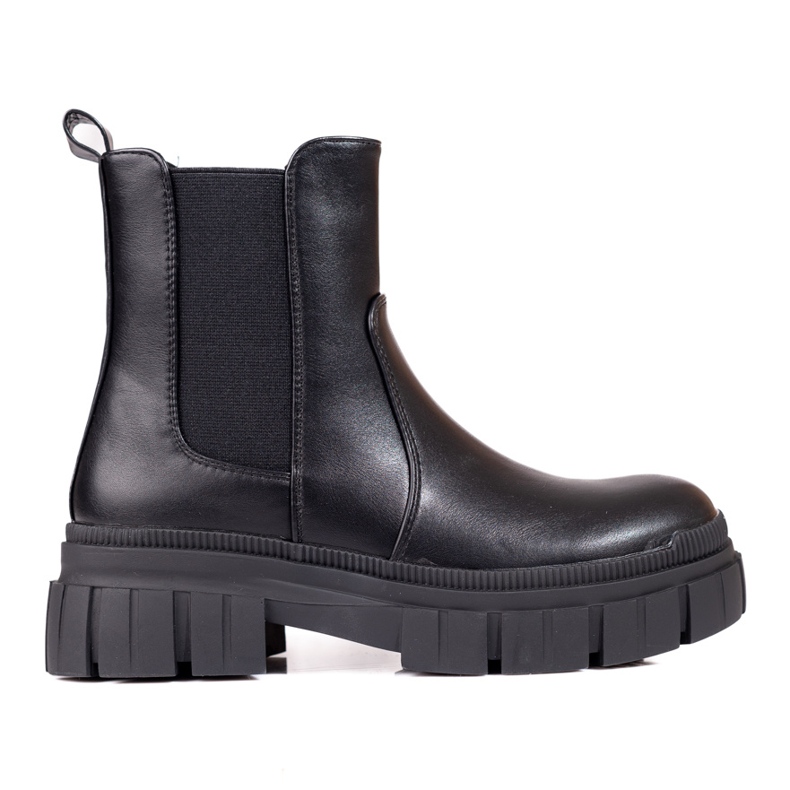 Naisten Chelsea-saappaat Shelovet-alustalla musta